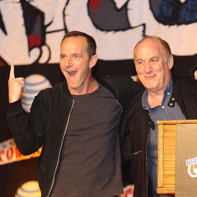 Clark Gregg and Jeph Loeb at NYCC 2015